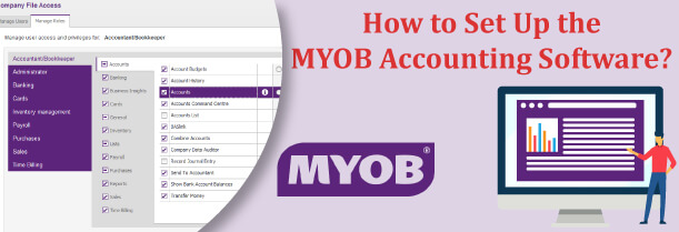 how to setup a1myob software